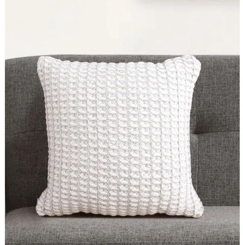 Vankúš ARUOSA-II 45x45 cm z pravej vlny a juty