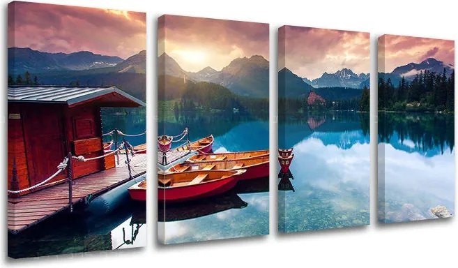 Obraz na stenu 4 dielny SLOVENSKO SK019E41