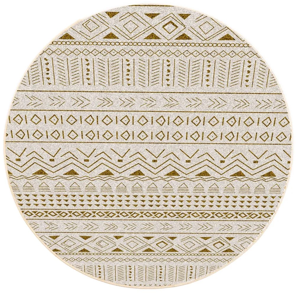TZ Okrúhly vzorovaný koberec Sahara Rozmer: 160 cm