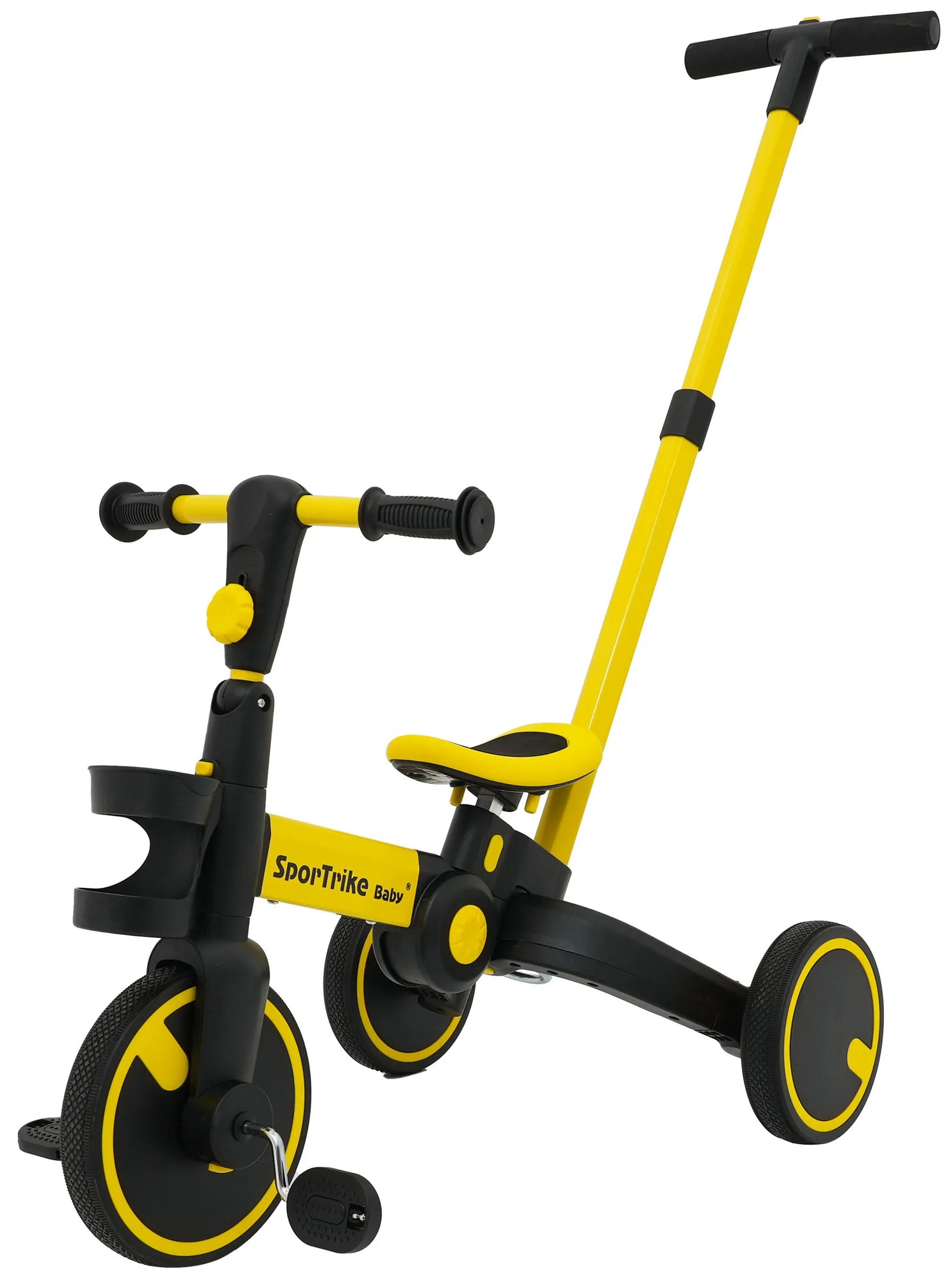 Odrážadlo Happy Bike 3v1 Sportrike ZSP.B68 - žlté