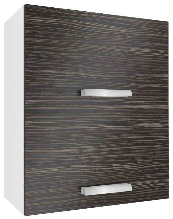 Kuchynská skrinka Belini horná 60 cm eben kráľovský TOR SGP2-60/1/WT/HK/0/T