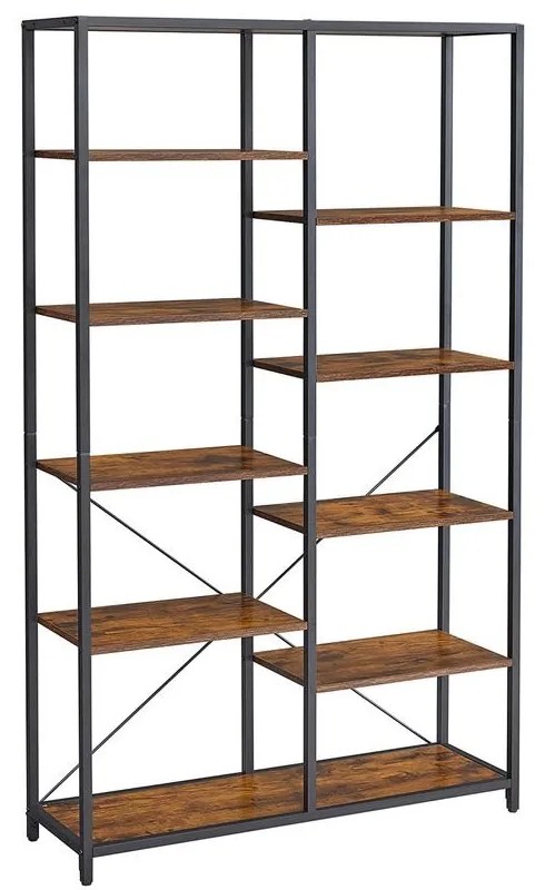 Knižnica VASAGLE s otvorenými priehradkami LLS155B01