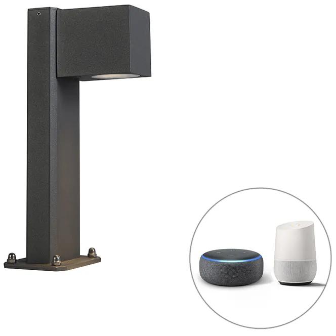 Inteligentná vonkajšia stojaca lampa antracit 30 cm IP44 vrátane Wifi GU10 - Baleno