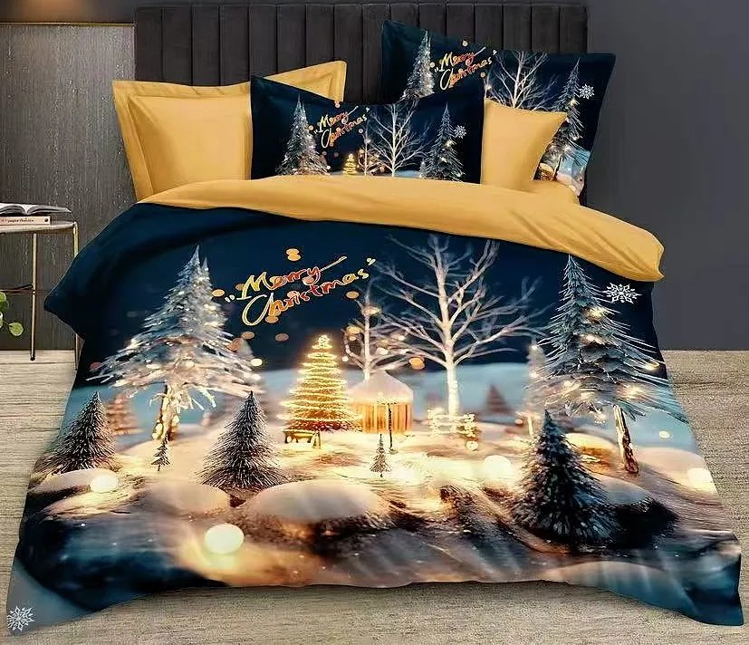 Obliečky Vianočný čas 5 Bavlna 7-dielna súprava