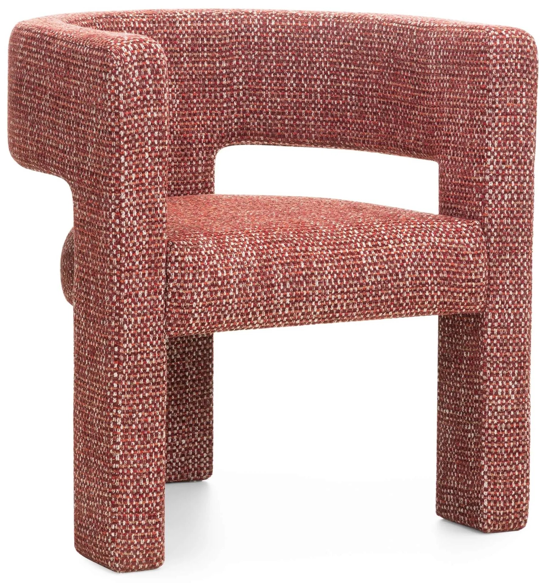 Červené dizajnové kreslo ALPAH SILENCIO