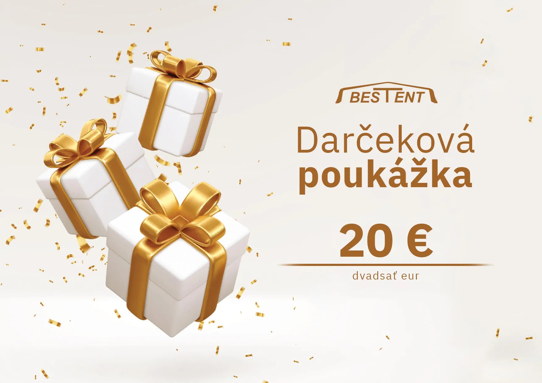 Bestent Darčeková poukážka vo výške 20€