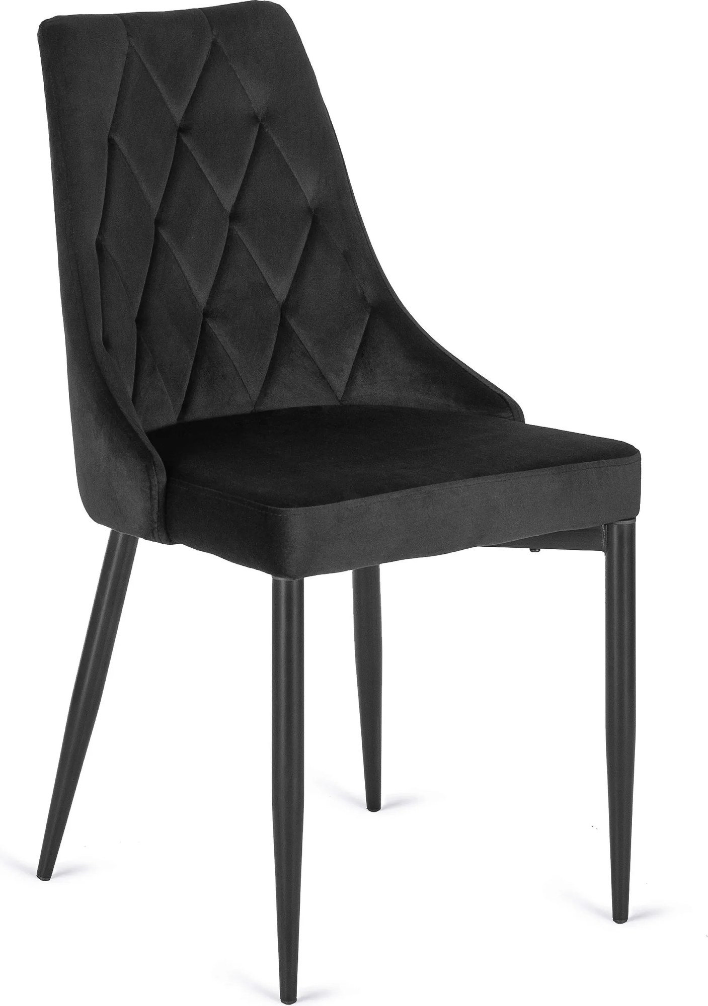 PROXIMA.store - Čalúnená jedálenská stolička CORK FARBA: čierna