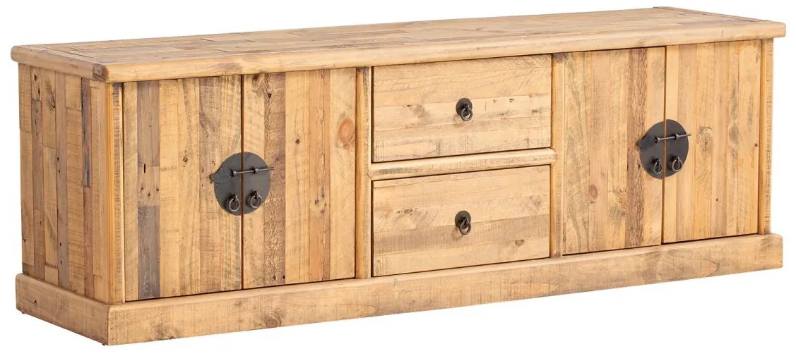 furniture-nabytek.cz - Masívny TV stolík Laredo z borovice, lakovaný, prírodná farba