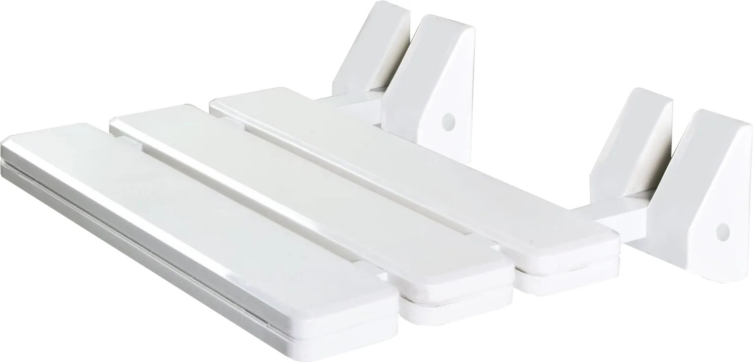 BISK Erga Handicap PRO, nástenné sedadlo do sprchy so sklápaním 320x328 mm, biela, ERG-07623
