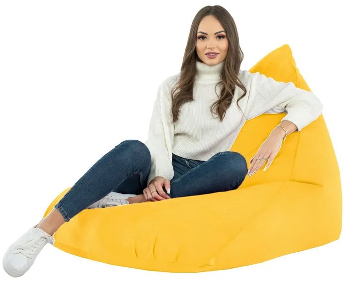 Sedací vak Bermudy Plyš Farba: Žltý
