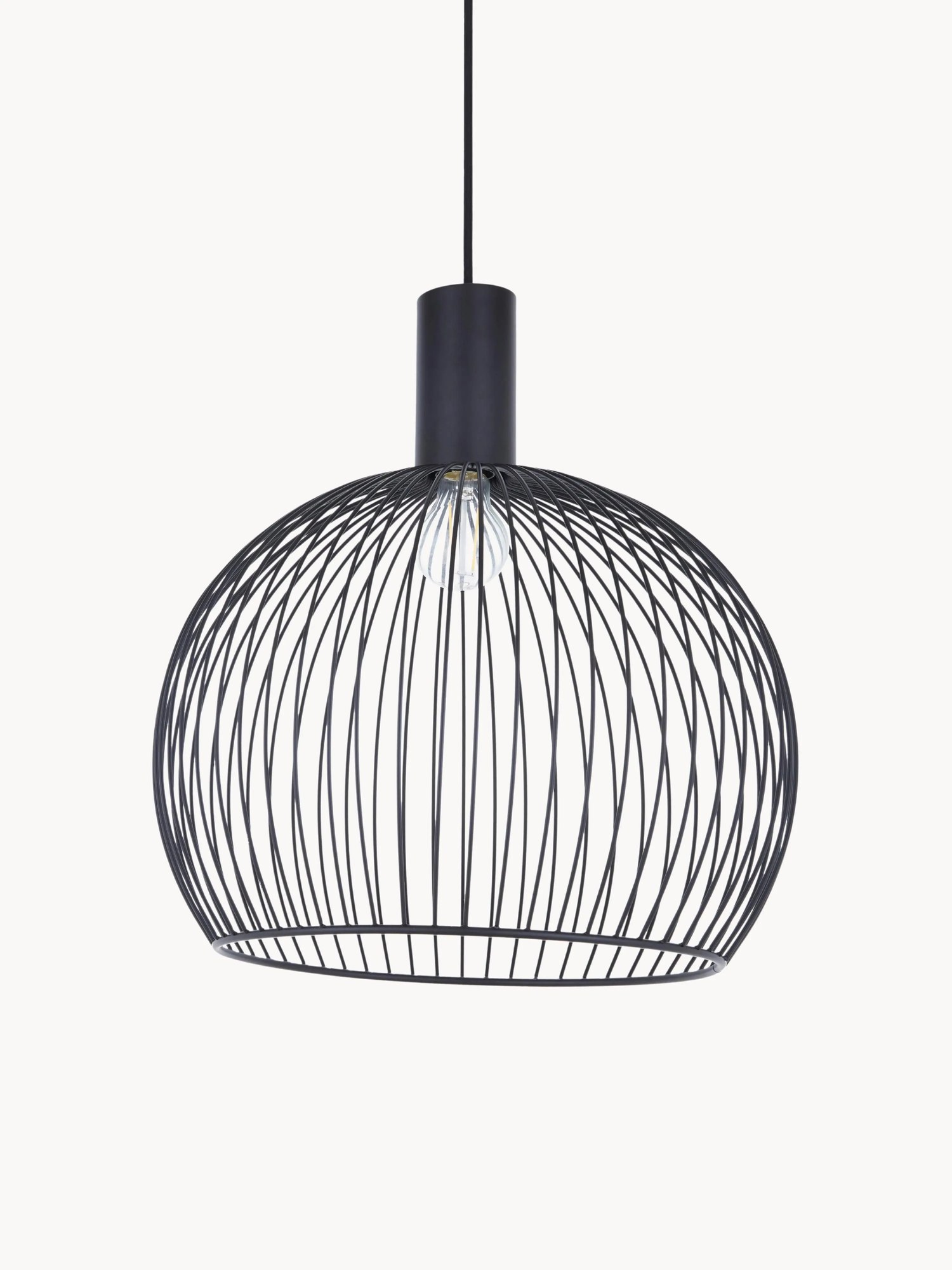 Závesné kovové svietidlo Aver