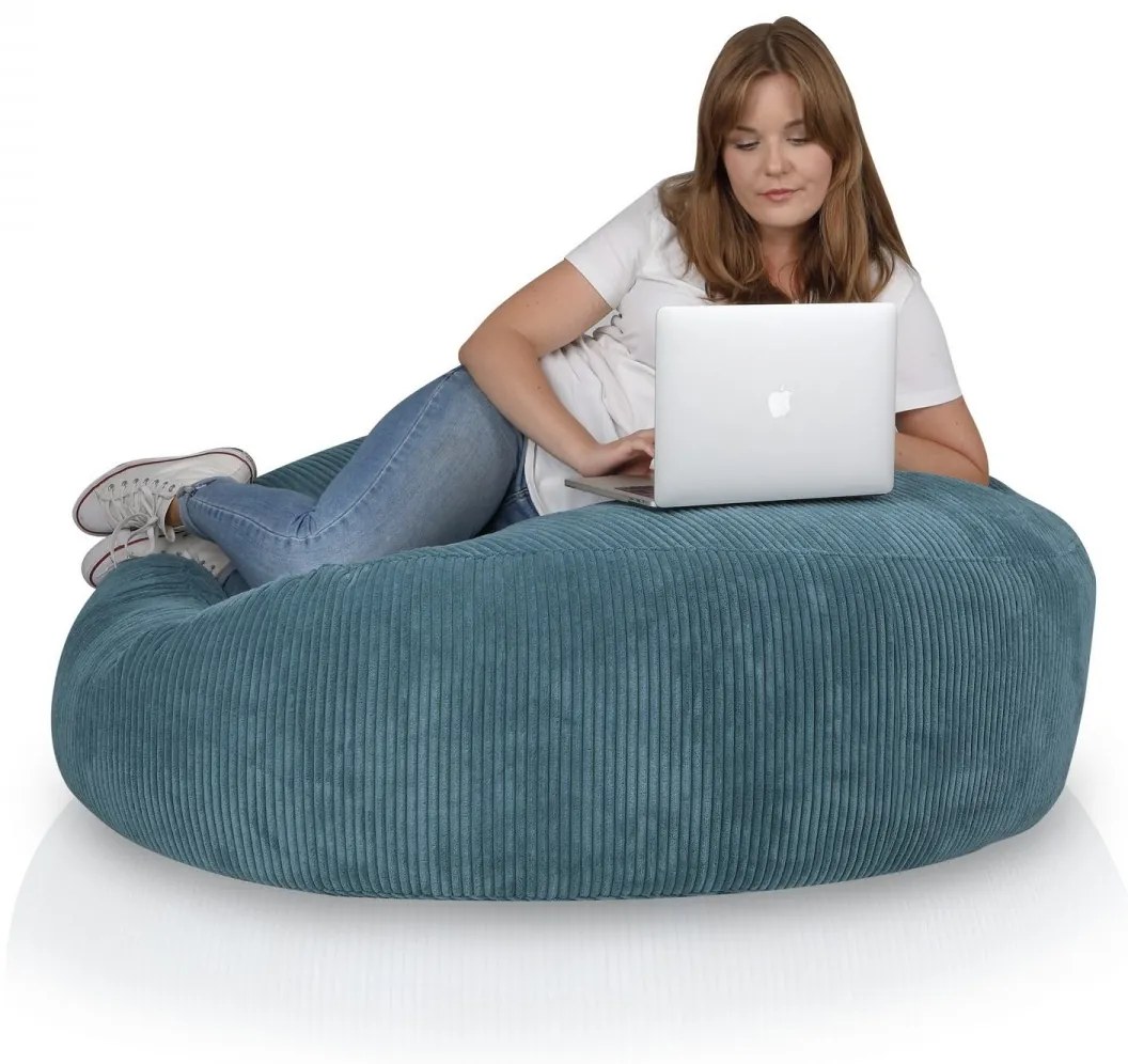 Sedací vak Island štruktúrovaný Farba: SZ75 - modrá