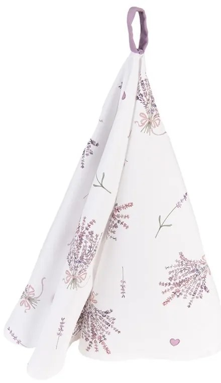 Bavlnená okrúhla utierka Lavander Garden - Ø 80 cm Bavlnená okrúhla utierka Lavander Garden - Ø 80 cm