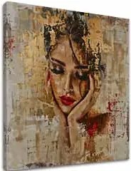 Elegantný obraz ženy Pôvabná múza