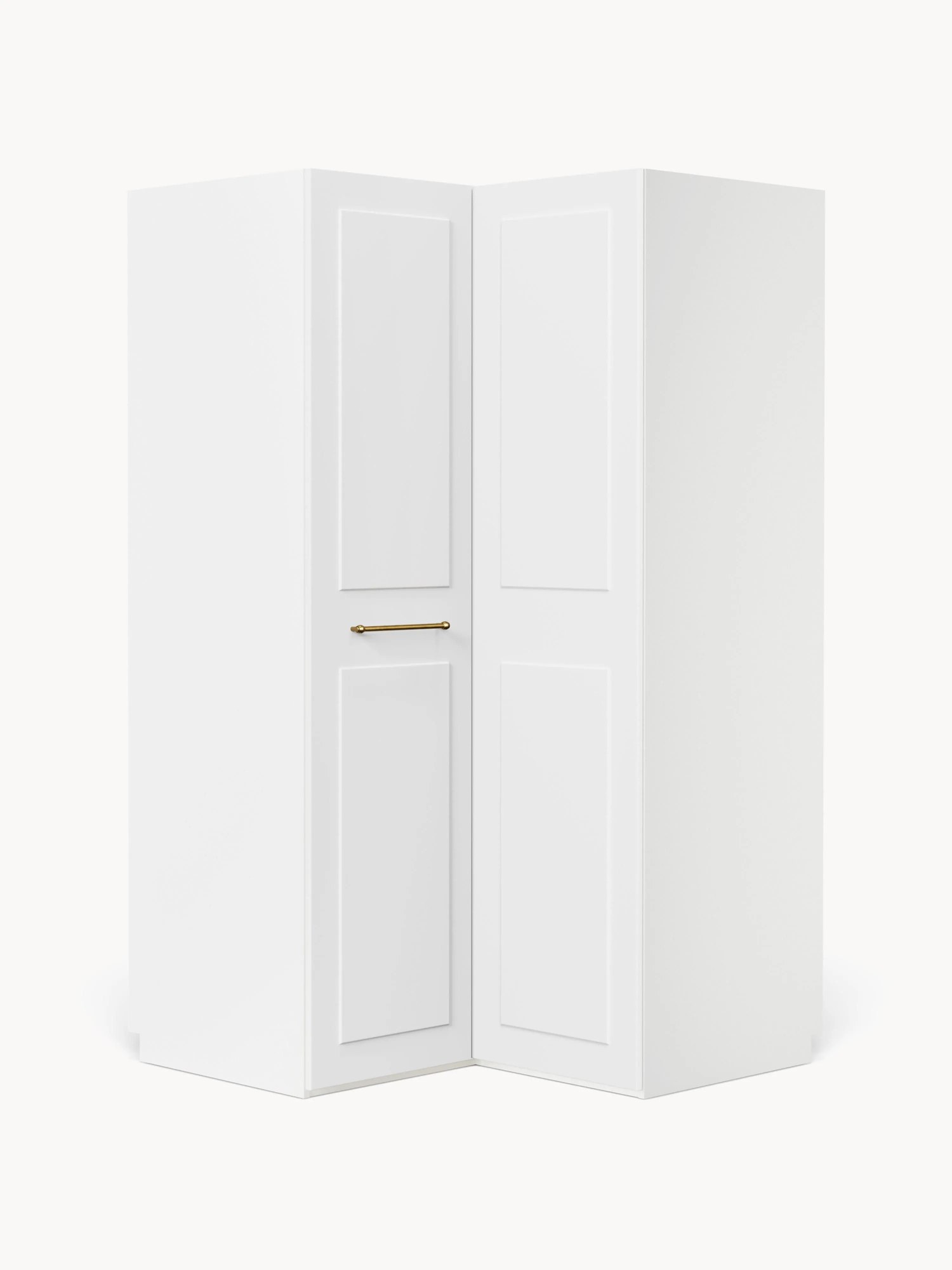 Modulárna rohová šatníková skriňa Charlotte, Š 115 cm