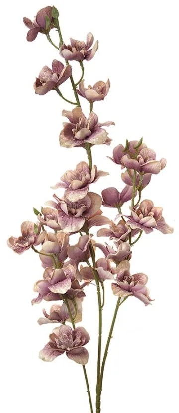 Dekorácia umelá vetvička s fialkovými kvetmi - 10*10*110 cm