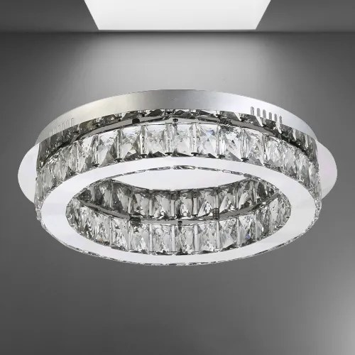 Stropné svietidlo krištáľ LUXERA 62400 MOVIDA Ø45