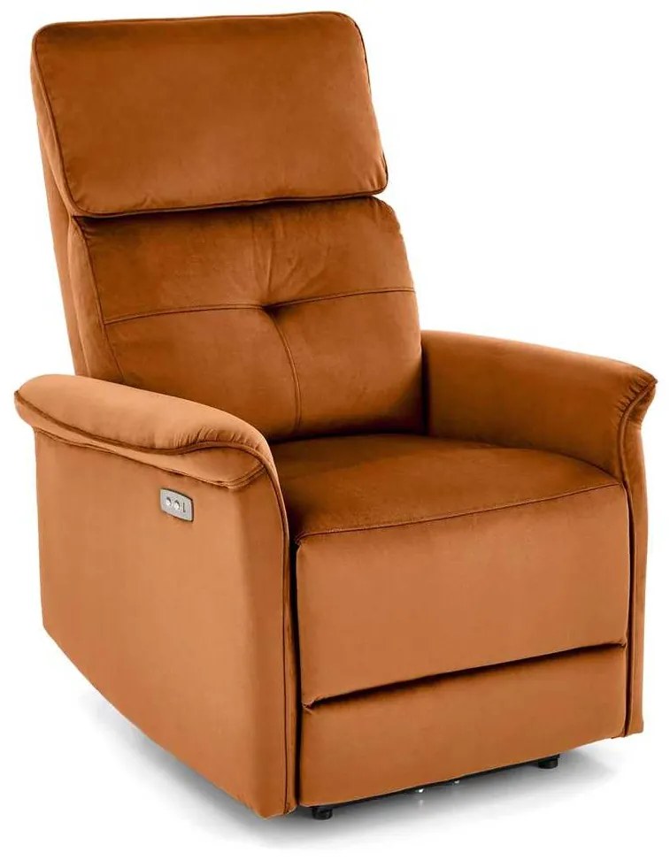 Polohovacie kreslo Semir, oranžová