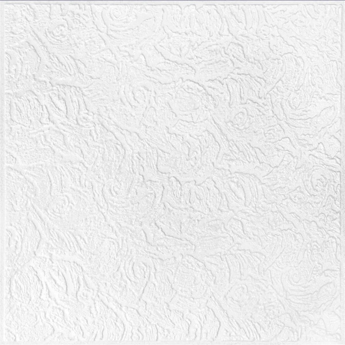 3D panel 0078, cena za kus, rozmer 50 cm x 50 cm, CALM biely, IMPOL TRADE