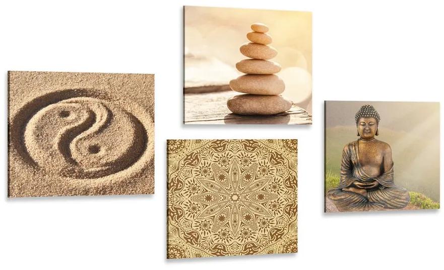 Set obrazov v štýle Feng Shui