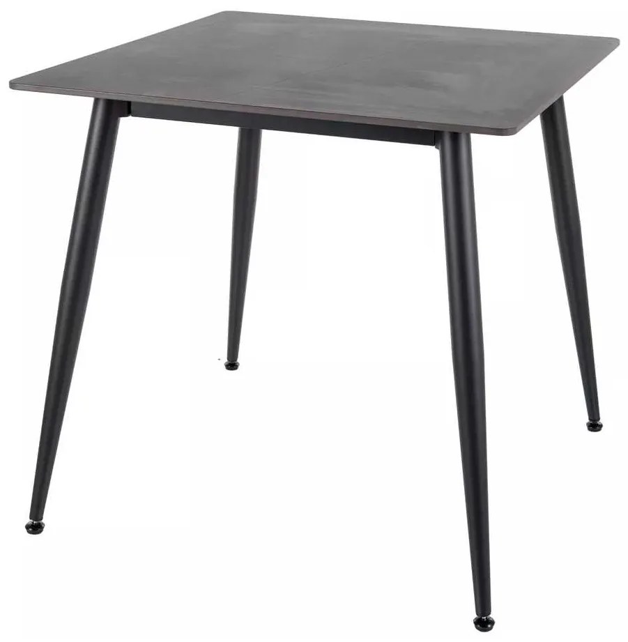 Jedálenský stôl Rion 80 x 80 cm, čierna