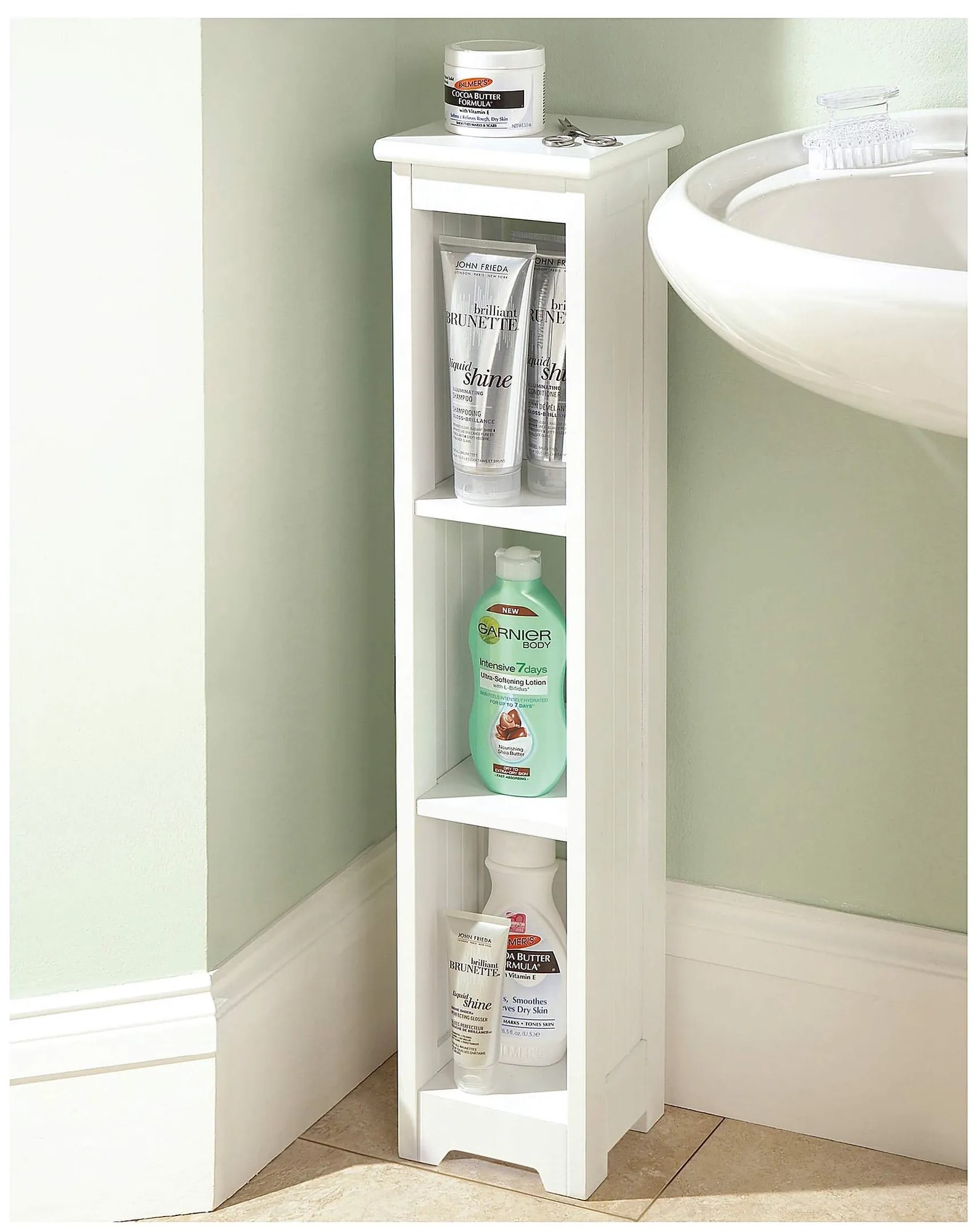 furniture-nabytek.cz - Skrinka do kúpeľne 20x80x20 z indického masívu palisander