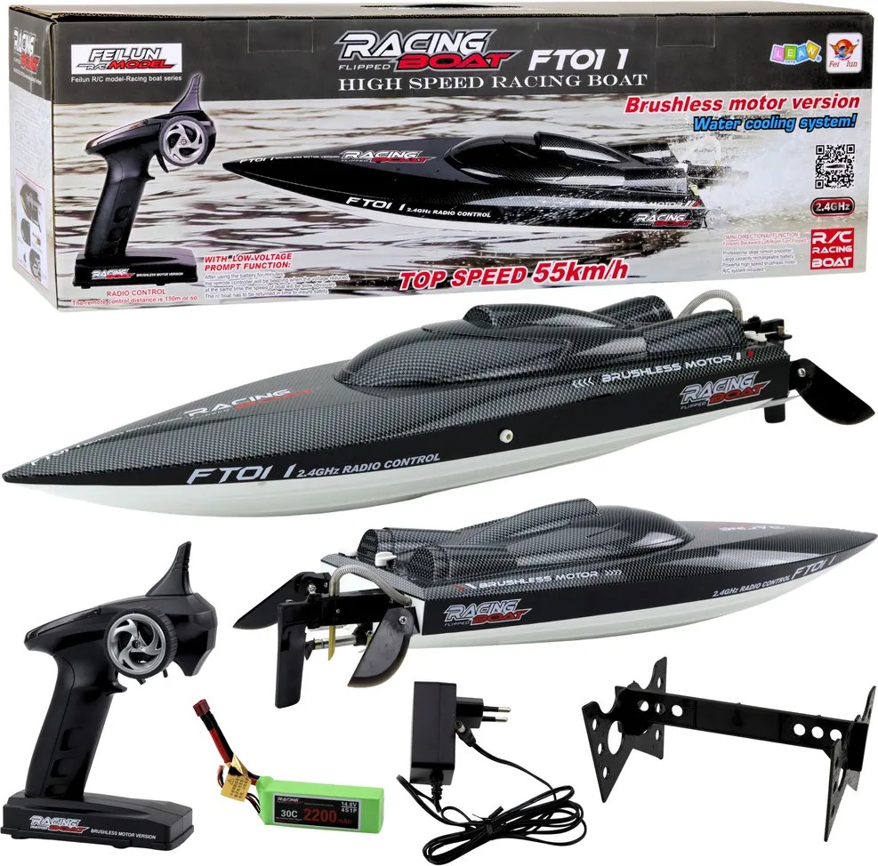 LEAN Toys Motorový čln FT011 na diaľkové ovládanie RC Brushless 55km/h