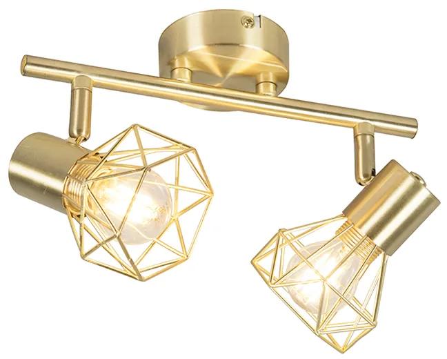 Inteligentný reflektor mosadz otáčavý a sklopný vrátane 2 Wifi P45 - Mosh