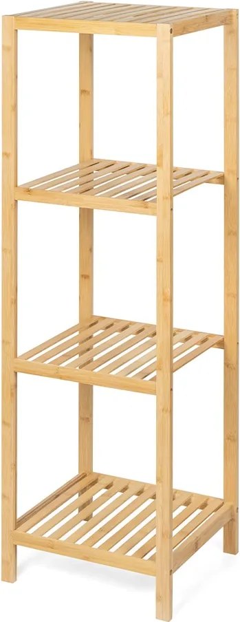 Noela Bambusový regál so 4 policami BAMBI