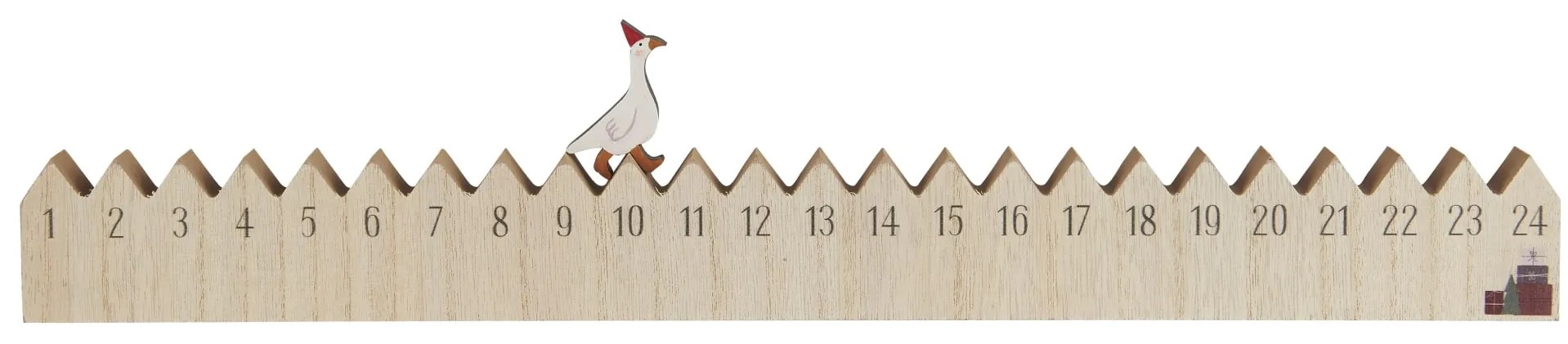 Ib Laursen Adventný kalendár Walking Goose 50 cm