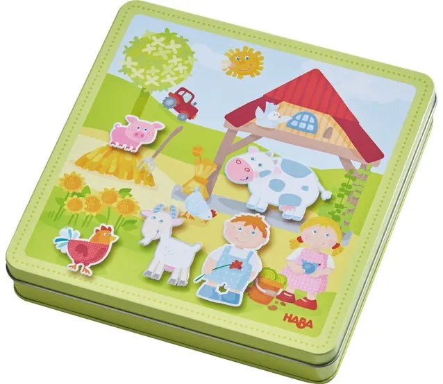 Magnetická hra - Petr a Paulina na farmě