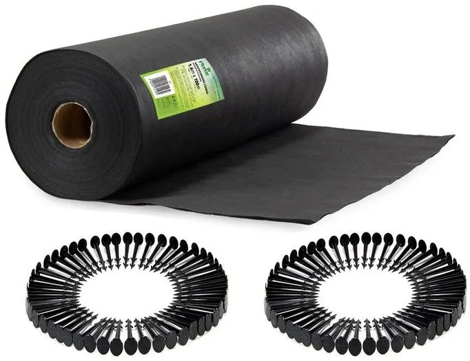 Agrotextília čierna 1,6x100 m Plonos 490000