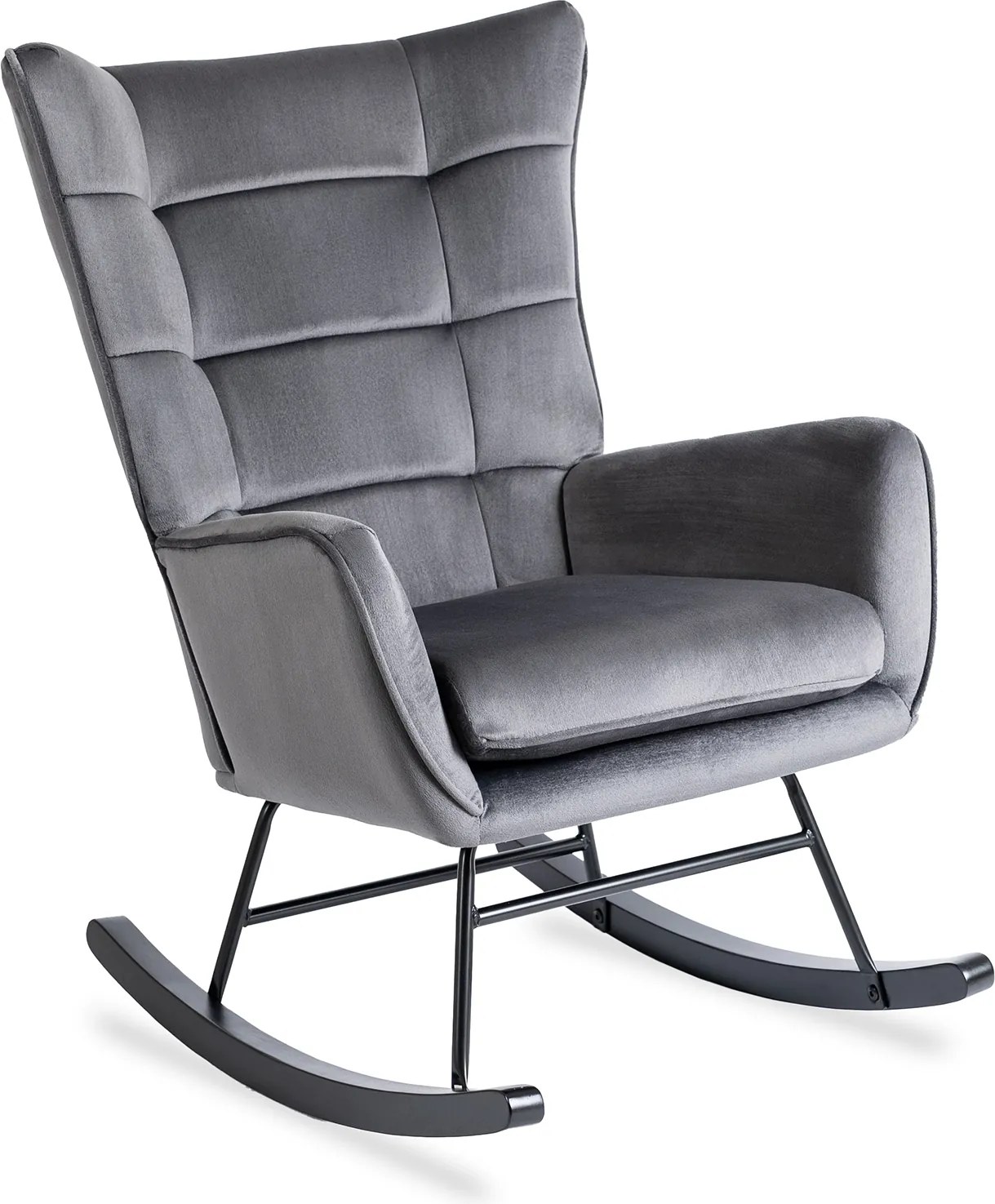 PROXIMA.store - Hojdacie kreslo JACKSON FARBA: sivá