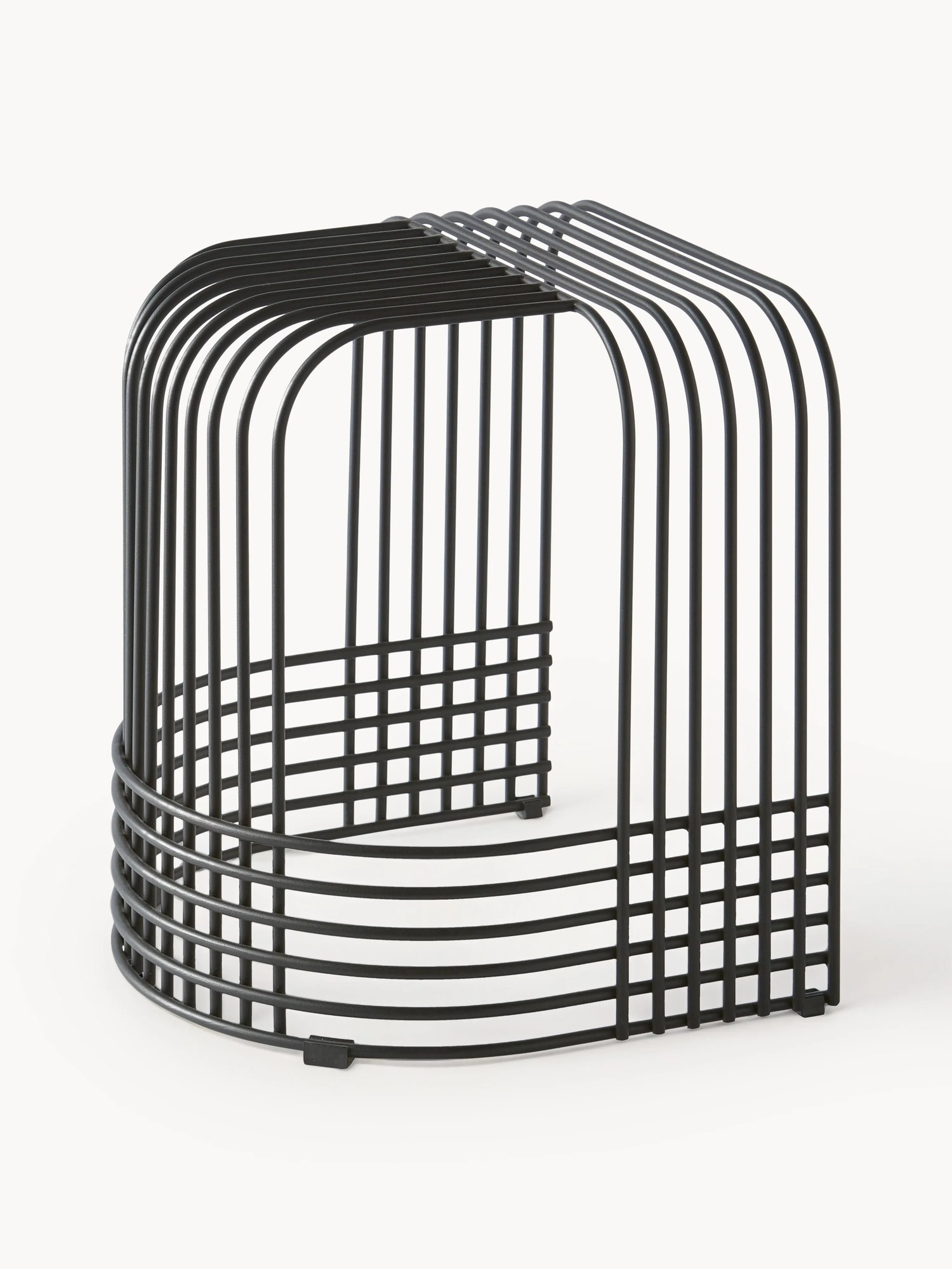 Ručne vyrobený kovový stolček Drop