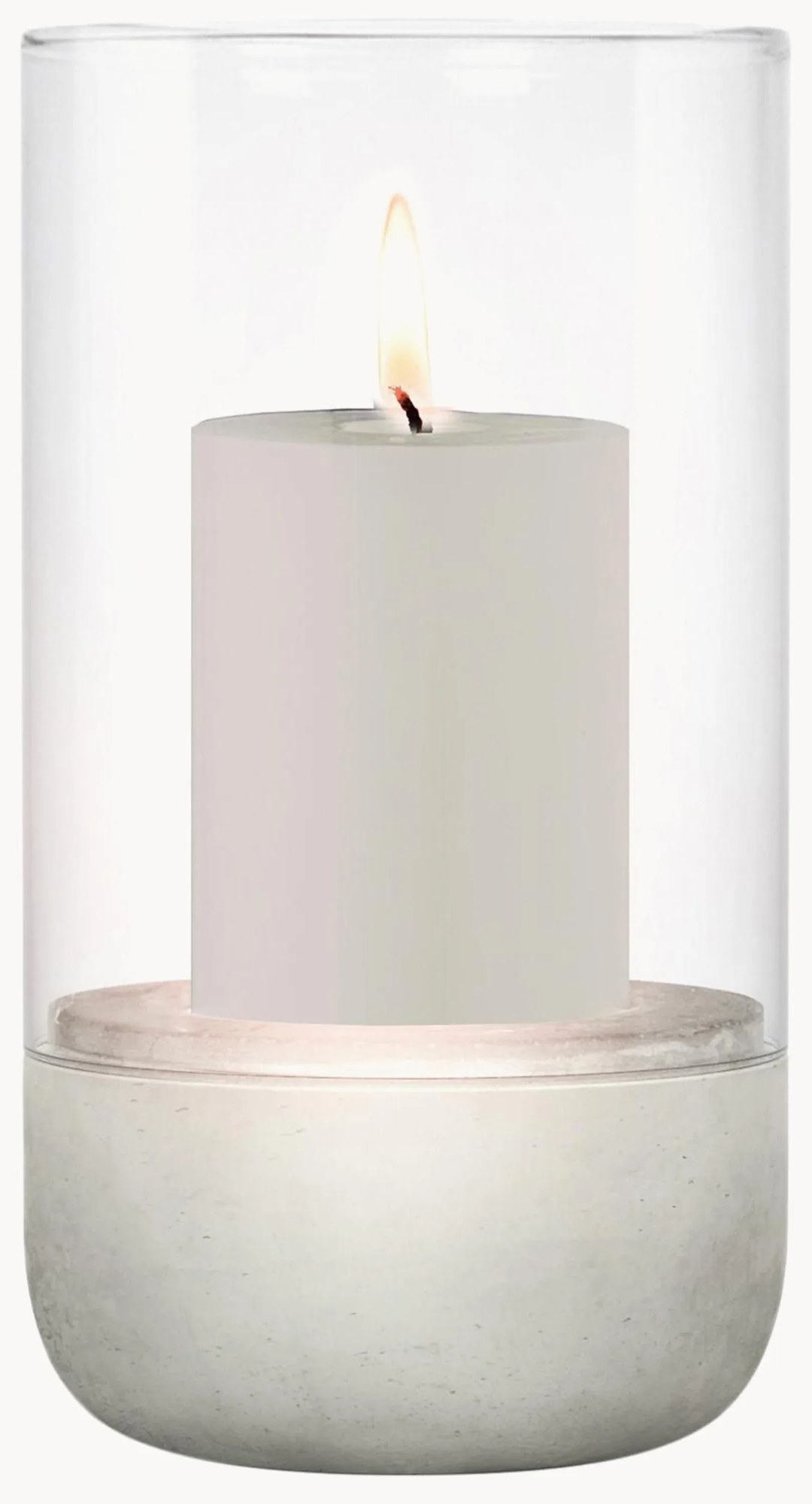 Sklenený svietnik Calma