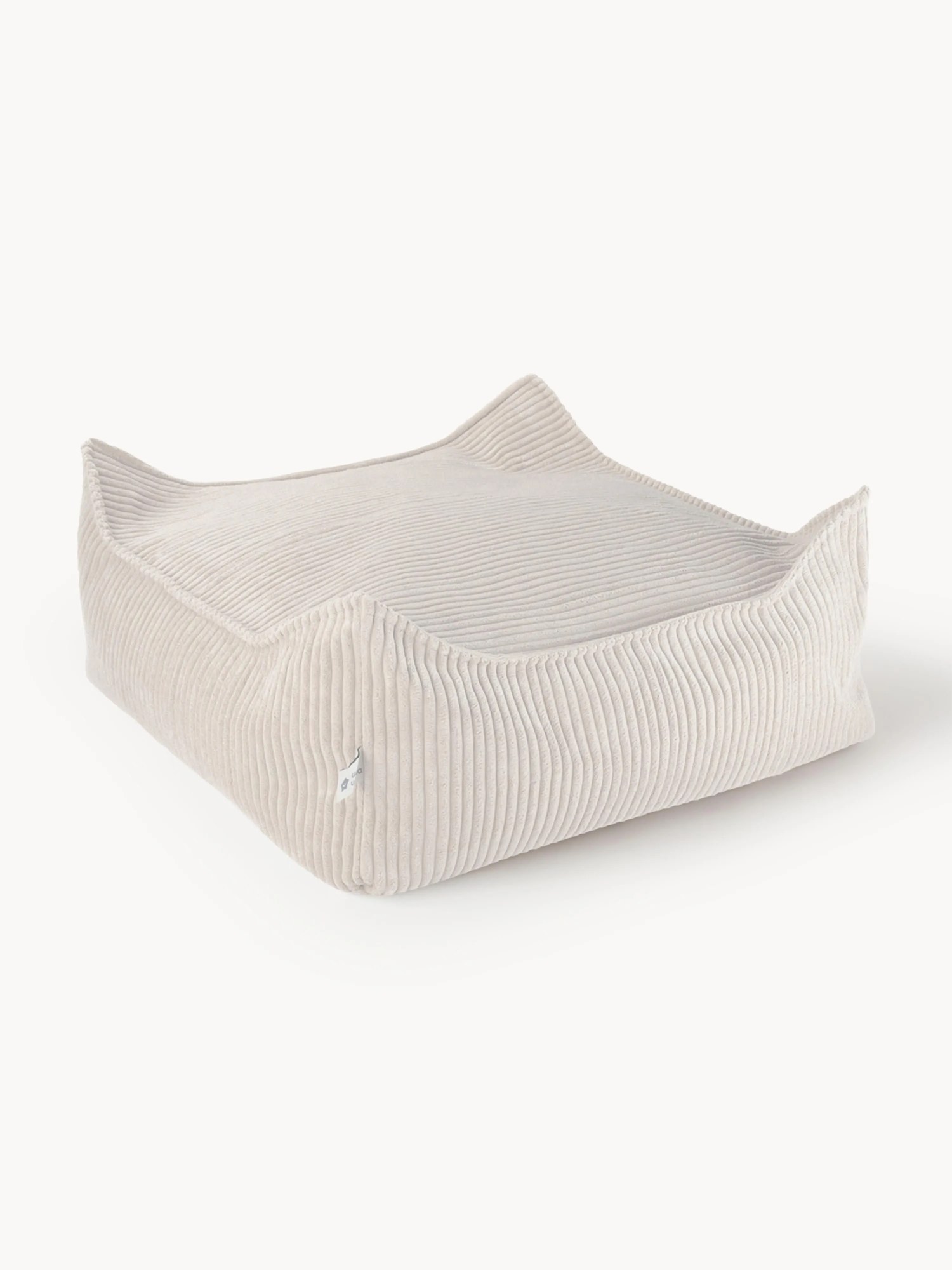 Detský menčestrový sedací vankúš Sugar