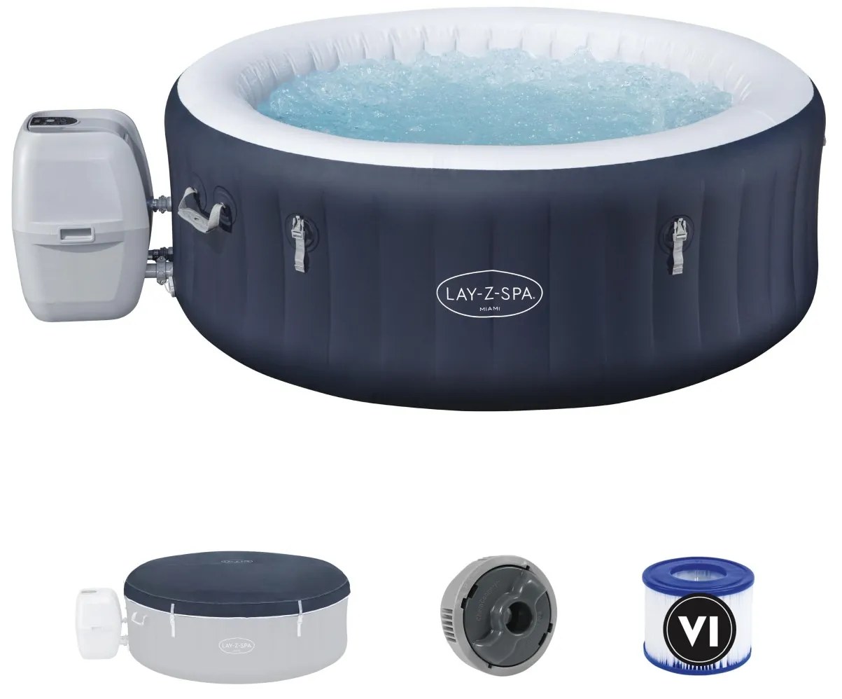 Lay-Z-Spa Miami Air Jet Jacuzzi BESTWAY 6001C