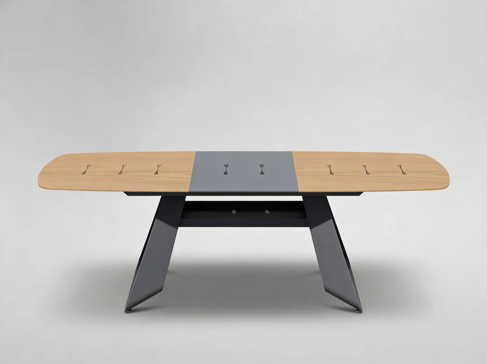 Garden Line Hliníkový stôl „THOMPSON“ sivý 180/240 x 90 x 78 cm