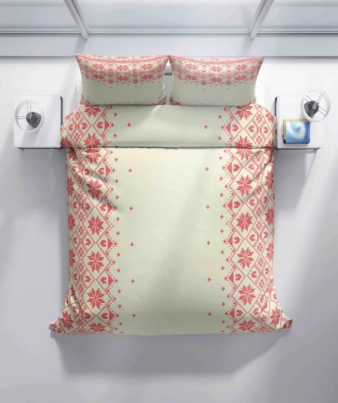 ECOMATRACE Bavlnené obliečky Červená hviezda