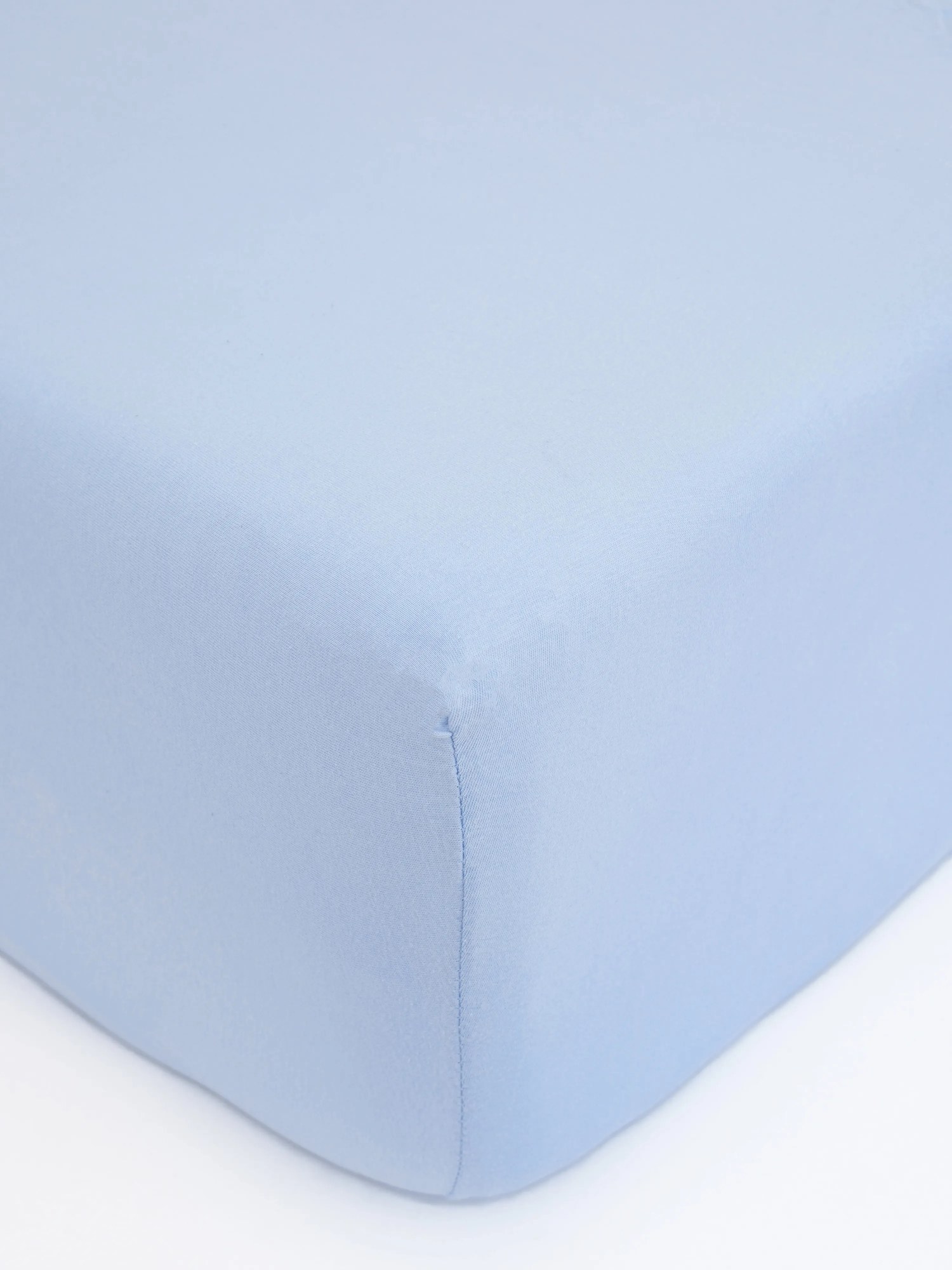 Jersey plachta do postieľky Classic 60 x 120 cm – svetlo modrá