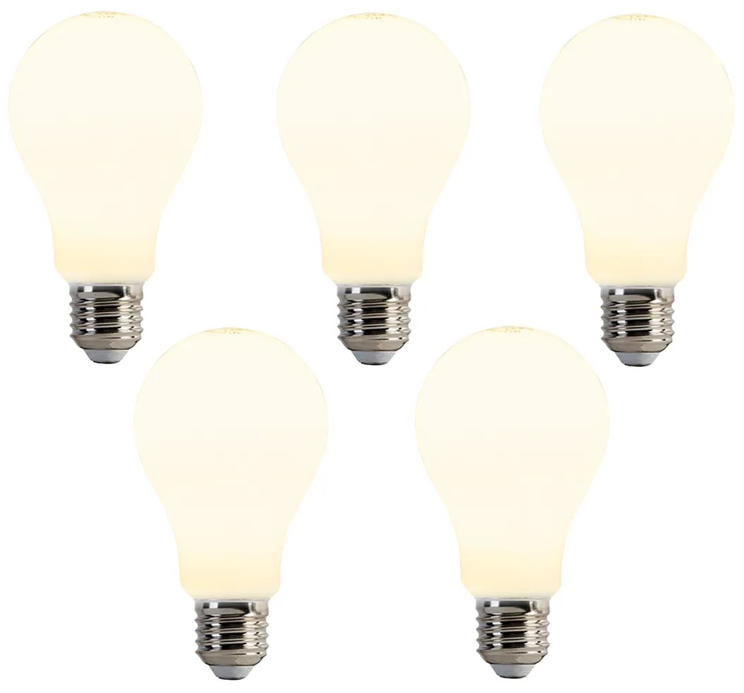 Sada 5 LED žiaroviek E27 A67 Opal 8W 900lm 2700K Sada 5 LED žiaroviek E27 A67 Opal 8W 900lm 2700K