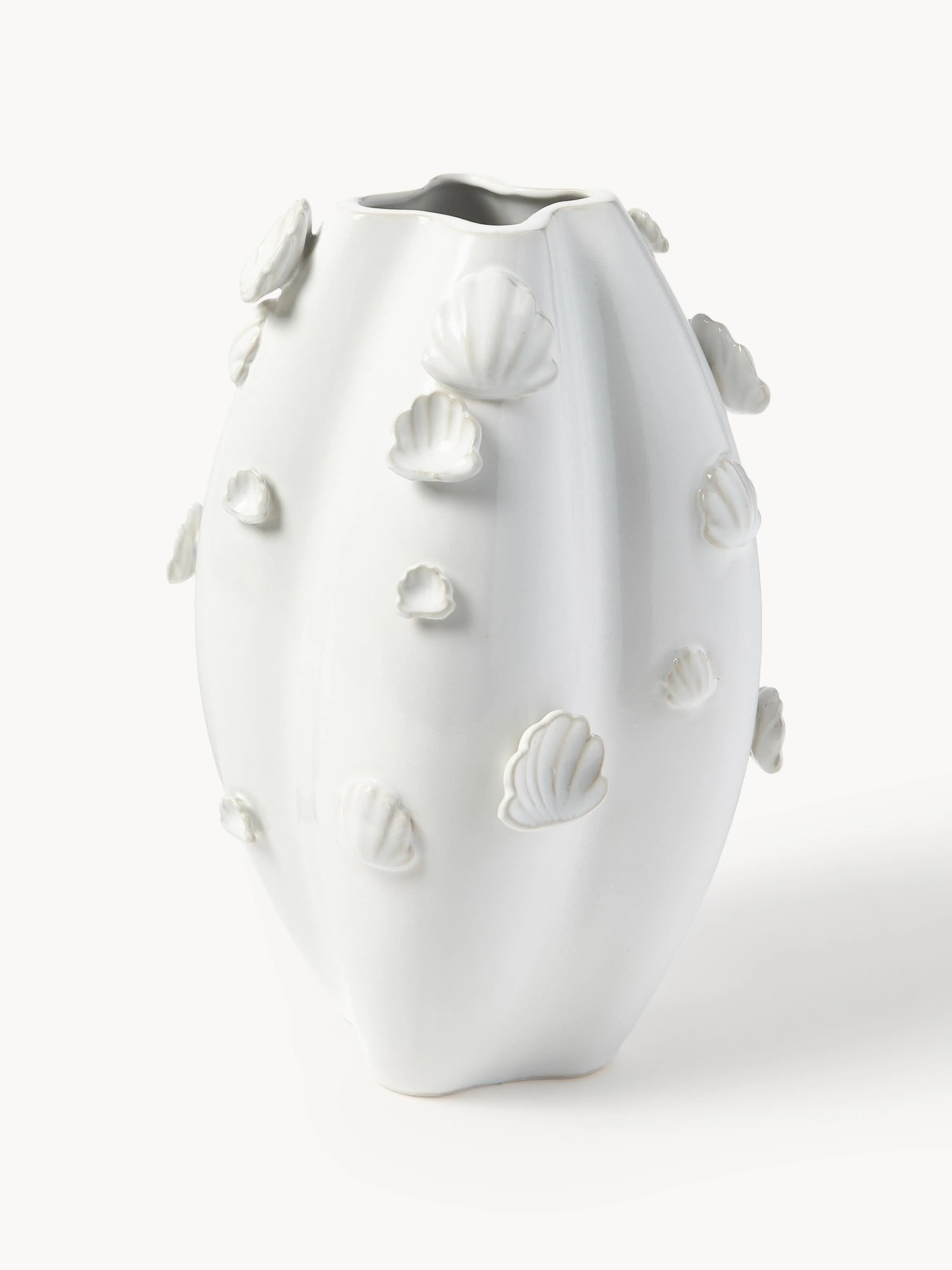Váza's mušľovou dekoráciou Mar, V 31 cm