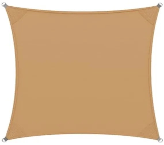 Tieniaca plachta štvorec 5x5m 10189 piesková 200g/m