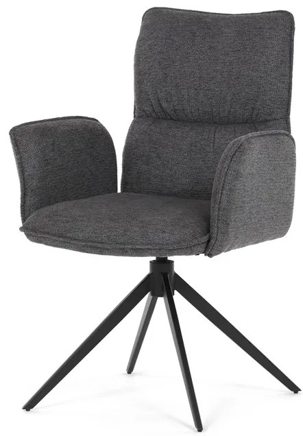 Autronic BONTEC Jedálenská stolička, sivá, látka, DCH-D1328 GREY2 Farba: Šedá