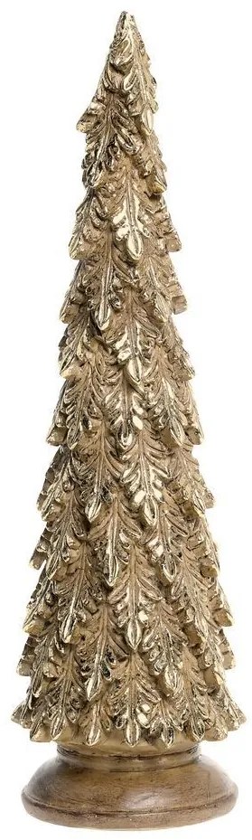 Mosadzný antik dekoračný vianočný stromček Willon - Ø 8*31 cm