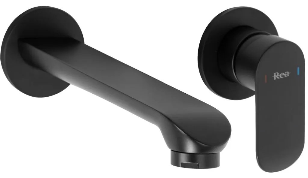 Rea Hyper, podomietková umývadlová batéria + BOX, čierna matná, REA-B2061