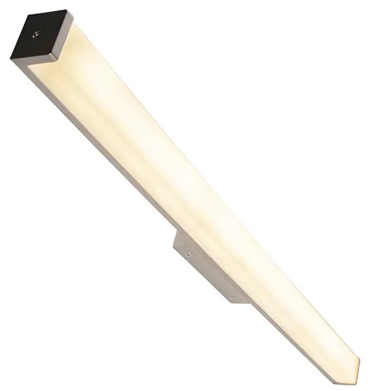 Moderná nástenná lampa do kúpeľne oceľ 92 cm IP44 - Cascada