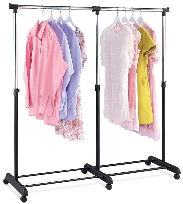 BONTEC Stojan na šaty, kov, čierna, ABD-1214 BK Farba: Čierna