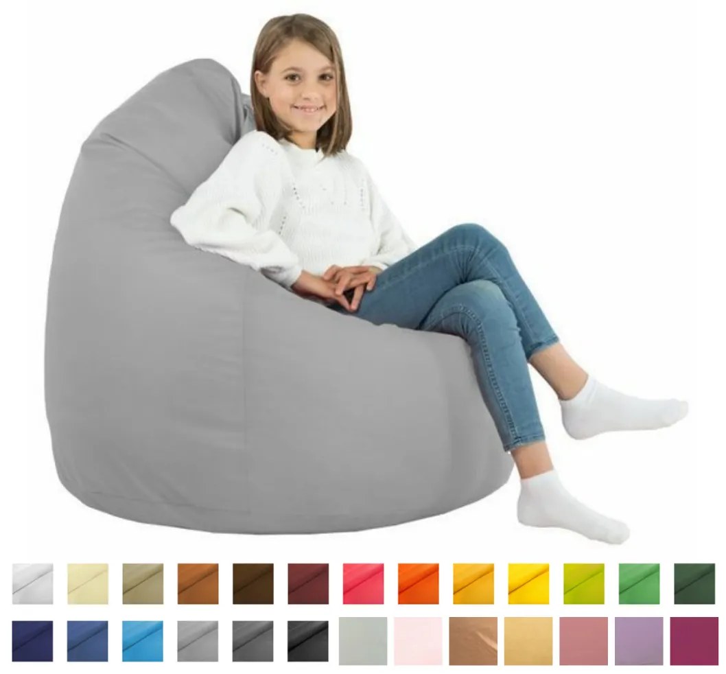 Sedací vak BAG Sako XL Ekokoža Farba: 25. Tm. Sivý