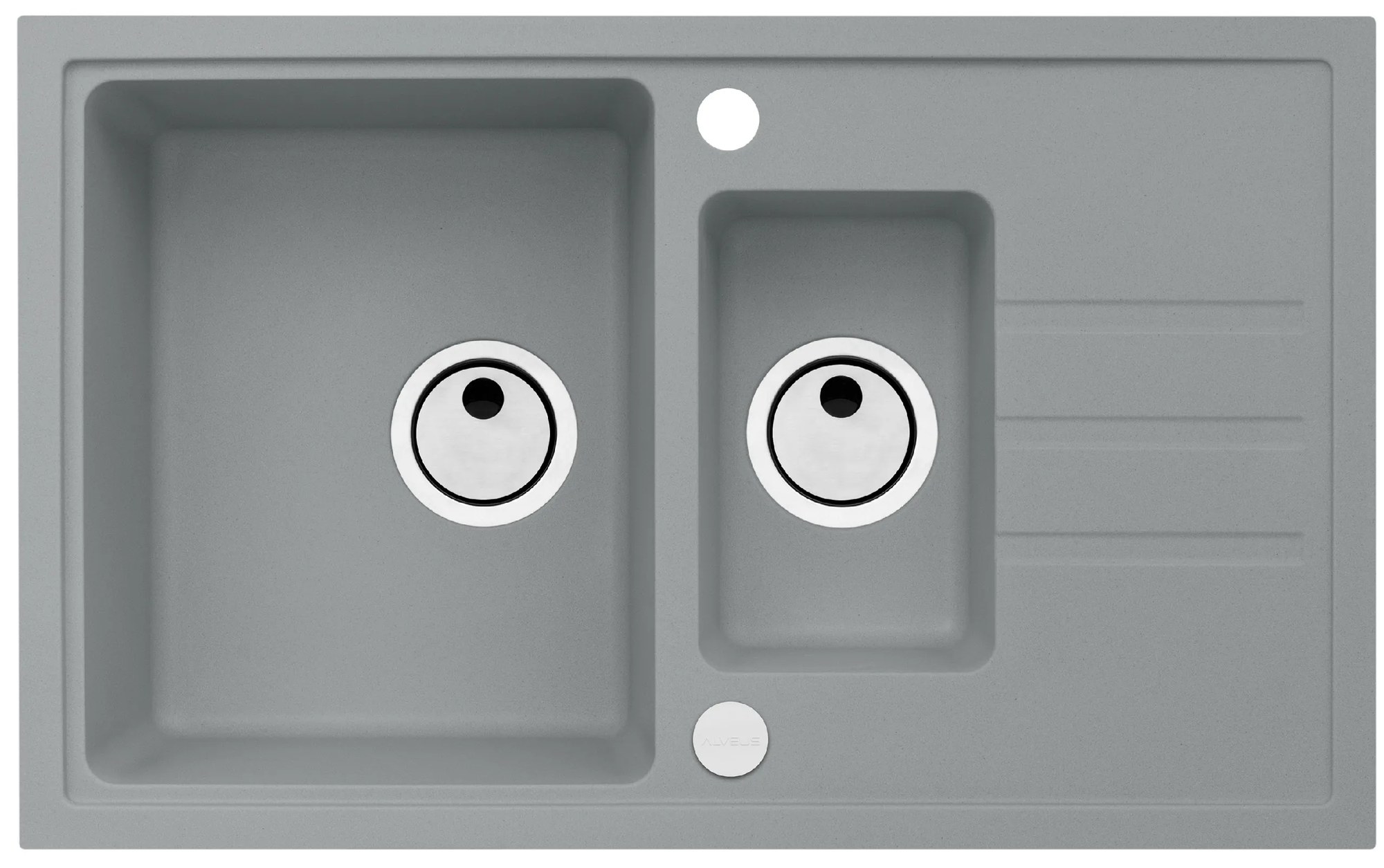 ALVEUS CZ INTERMEZZO 70/81 - beton (780x480mm) jed. sifon F